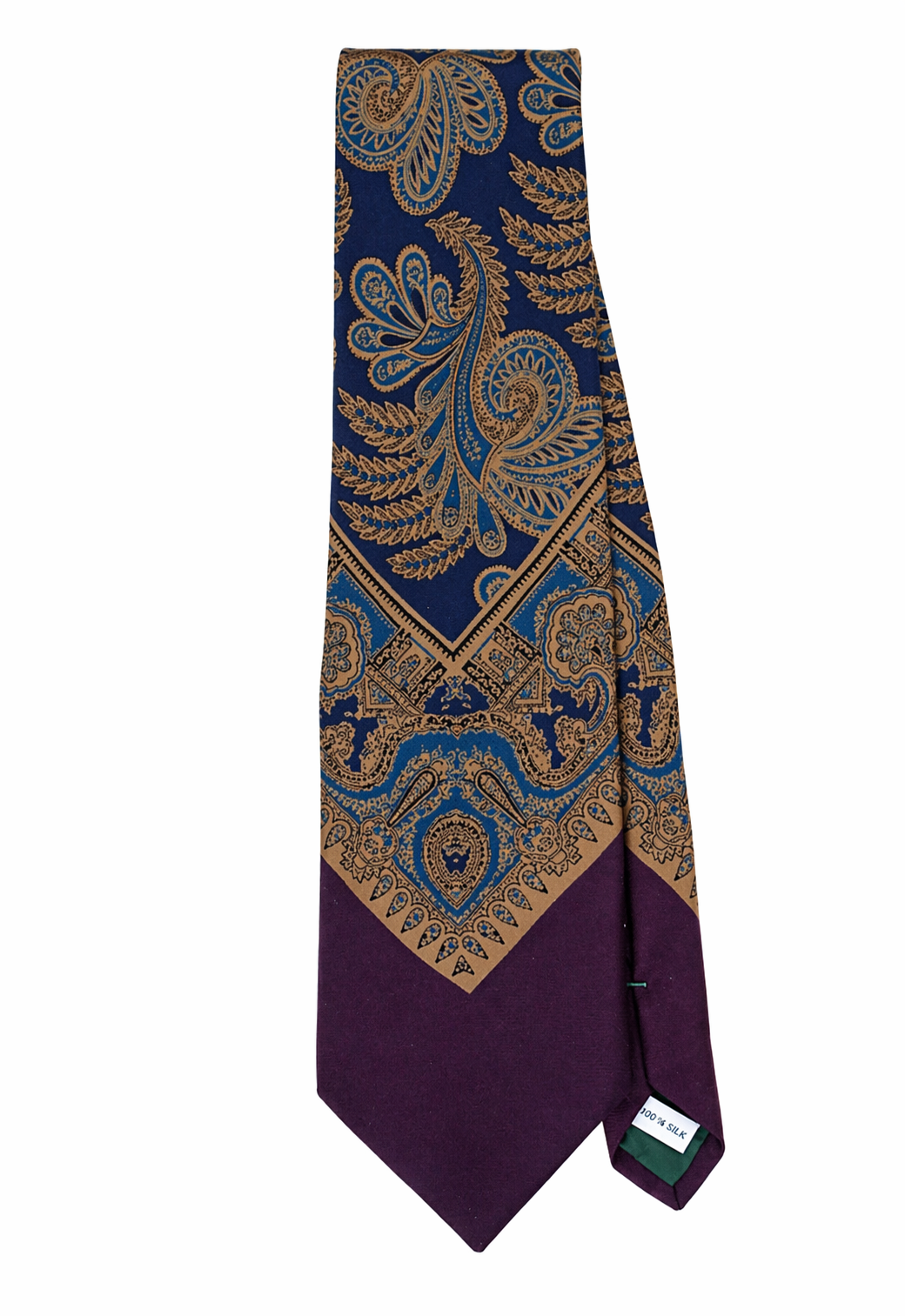 THE TORINO SILK TIE - WINE BROWN