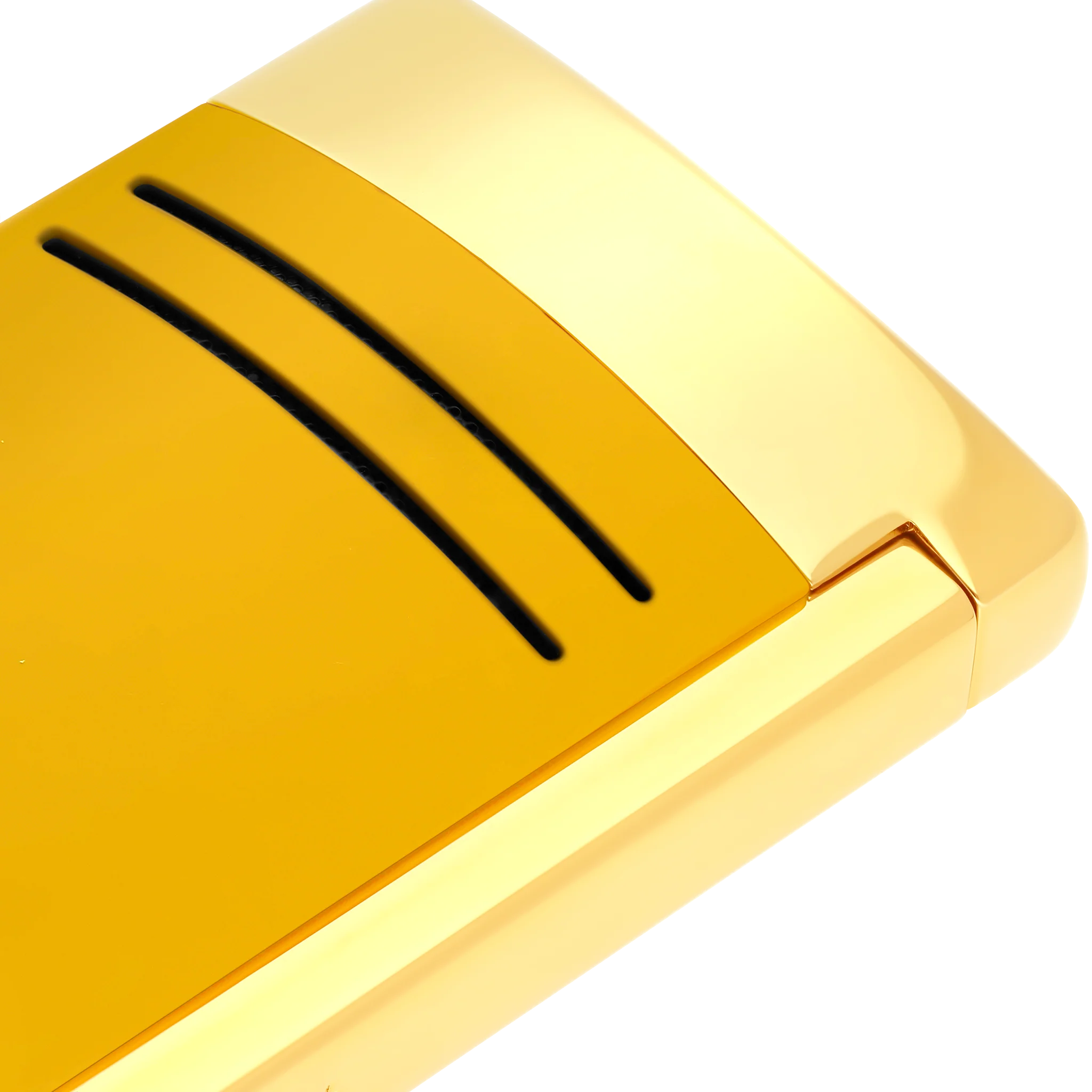 S.T. DUPONT MAXIJET LACQUERED LIGHTER DRAGON HONEY