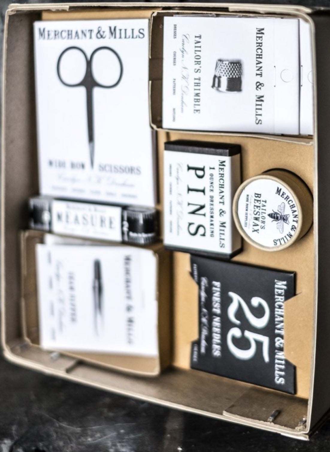 SELECTED NOTIONS SEWING BOX