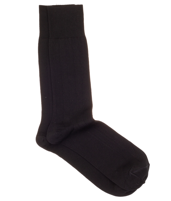 3 PACK - Mid Calf - Black - Cotton