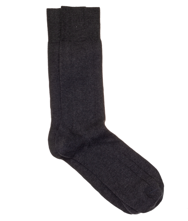 3 PACK - Mid Calf - Charcoal - Cotton