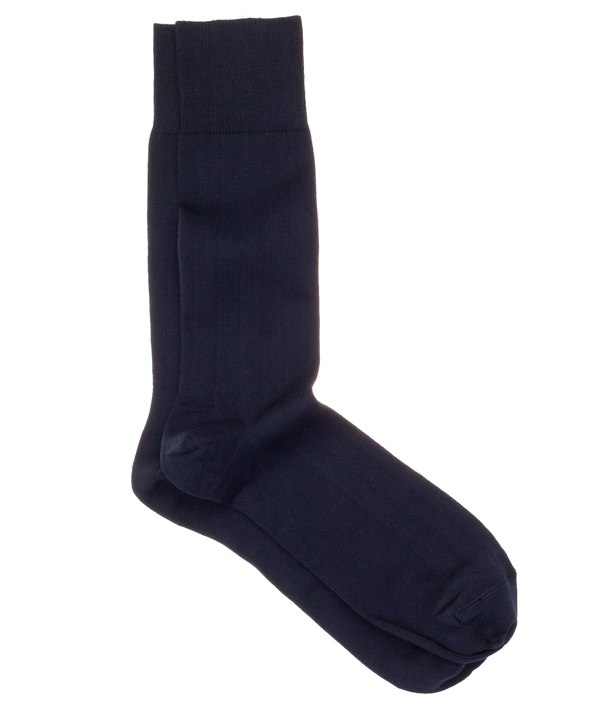 3 PACK - Mid Calf - Navy - Cotton